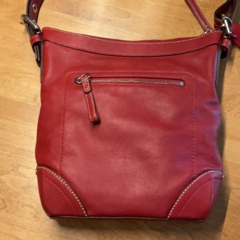 VINTAGE COACH - Soho Top Zip Slim Duffel W/ Adjustable Strap - Like New